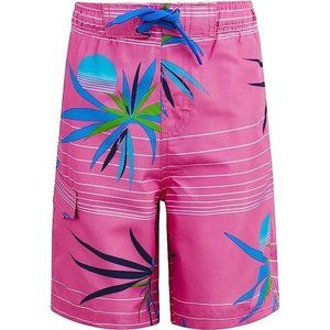 Kanu Surf Boys' Specter Quick Dry UPF 50+ Beach Swim Trunks Pink 3T